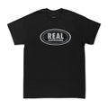 Camiseta Real Skateboards Oval - Preto / Cinza