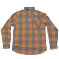 Camisa manga longa Fourstar Clothing Ishod Flannel LS - Safety Orange
