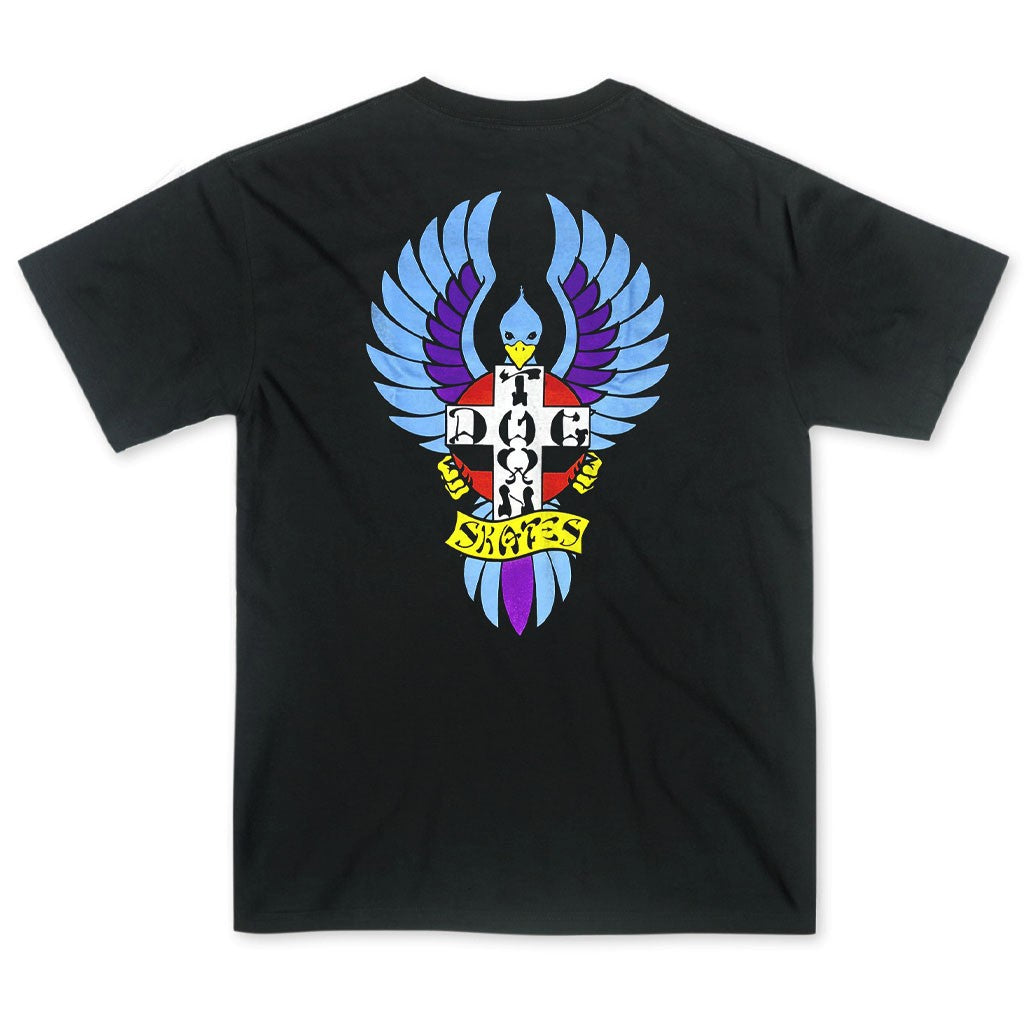 Camiseta Dogtown Big Foot OG 70s - Preta / Azul