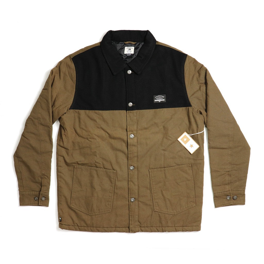 Jaqueta Fourstar Clothing Trujillo Jacket - Marrom / Preto