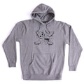Moletom Canguru Fourstar Clothing Skull - Cinza
