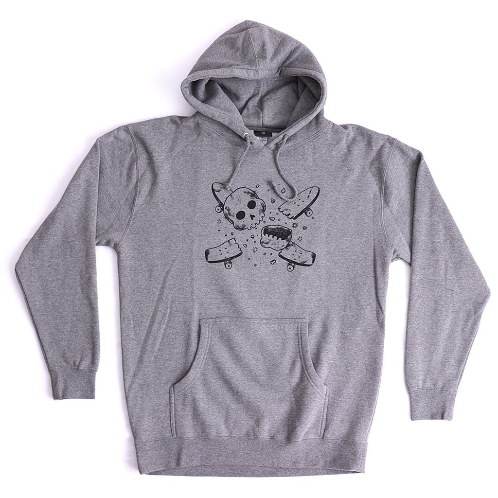 Moletom Canguru Fourstar Clothing Skull - Cinza