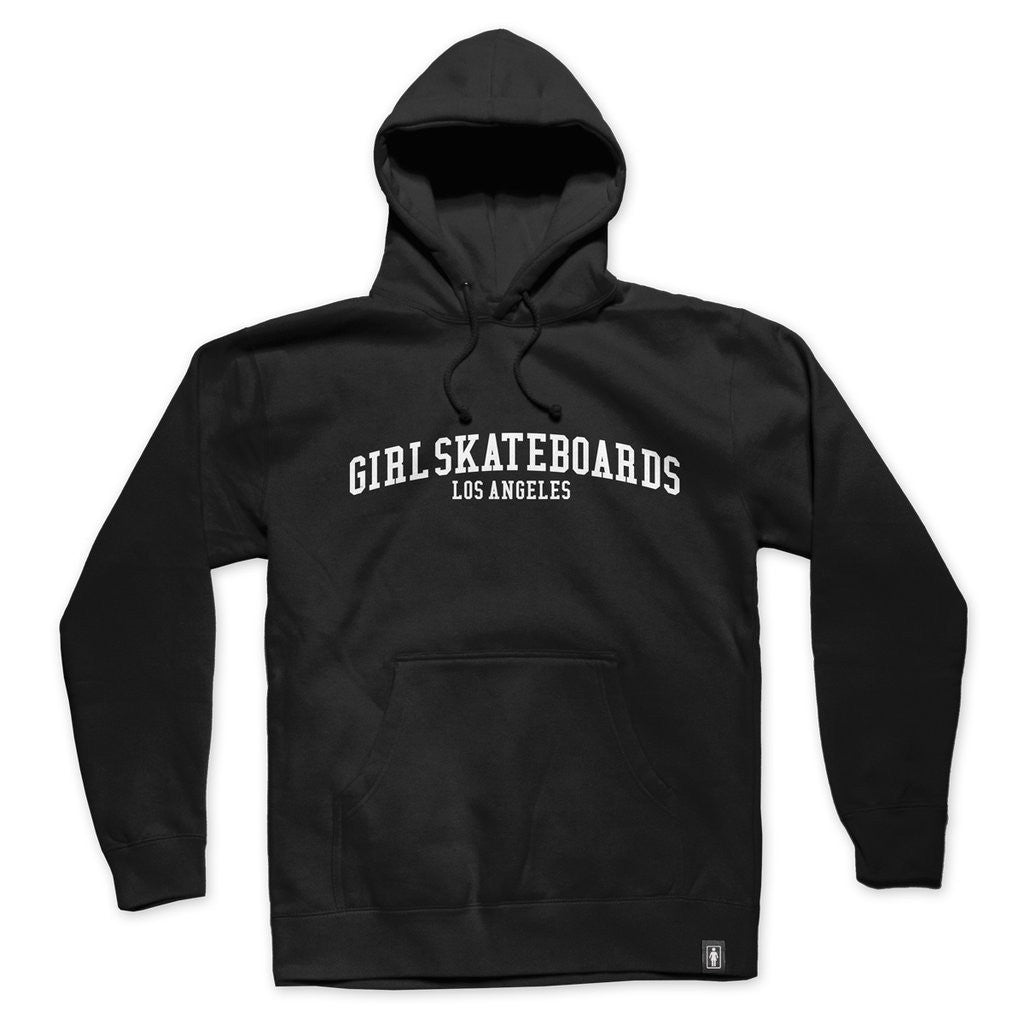 Moletom Canguru Girl Skateboards Team Pullover - Preto