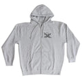 Moletom Canguru Fourstar Clothing Pirate Zip - Cinza