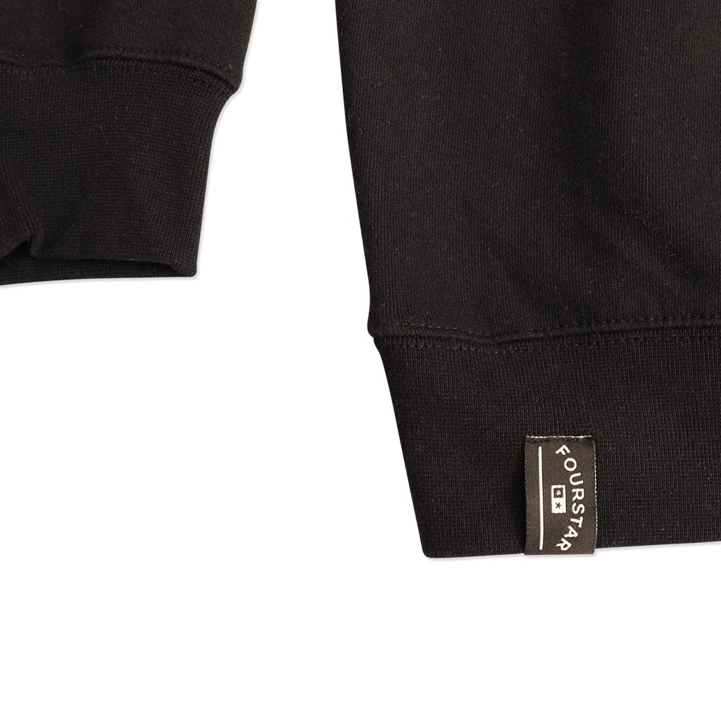 Moletom Canguru Fourstar Clothing Star Black - Preto
