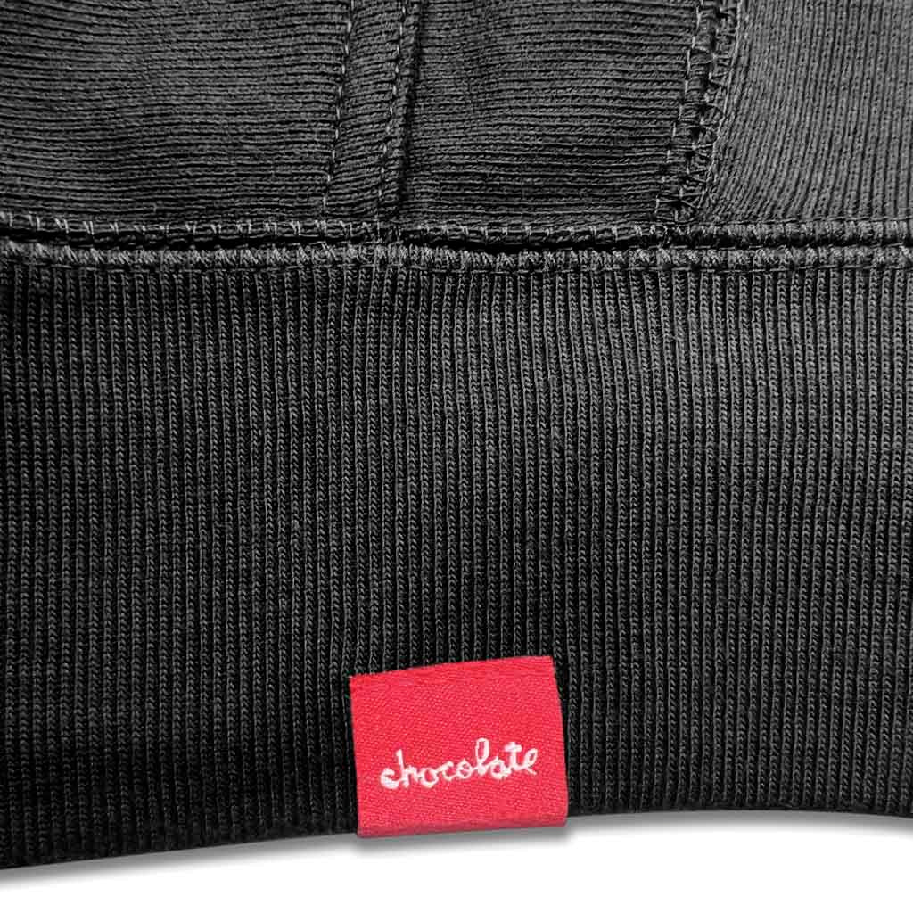 Moletom Canguru Chocolate Skateboards Faded Square Heavy - Preto