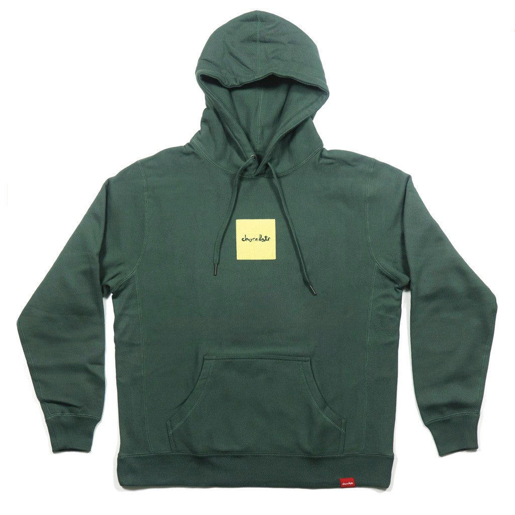 Moletom Canguru Chocolate Skateboards Faded Square Heavy - Verde