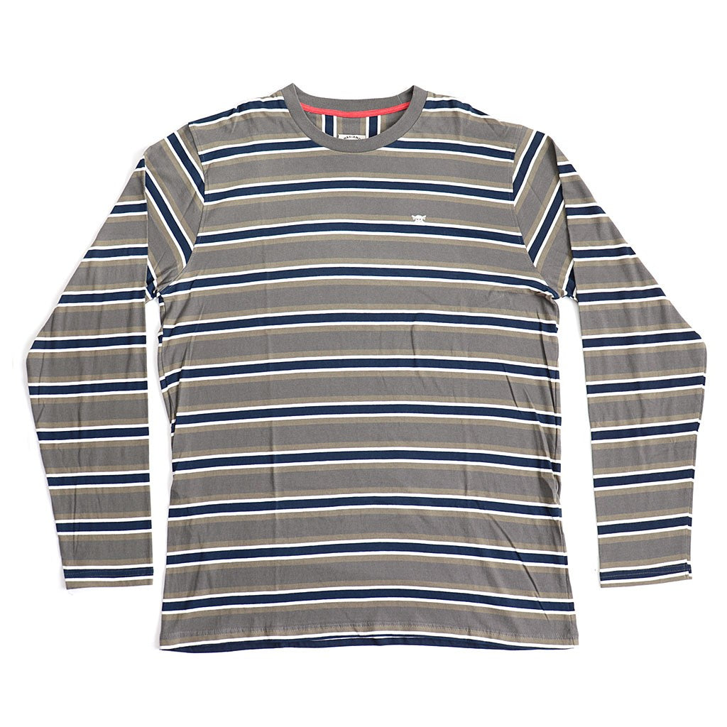 Camiseta manga Longa Fourstar Clothing Mariano L-S Crew - Grey