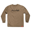 Camiseta manga Longa Chocolate Skateboards Chunk LS - Verde