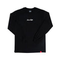 Camiseta manga Longa Chocolate Skateboards Chunk LS - Preto / Branco