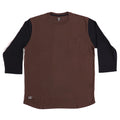 Camiseta manga 3/4 Fourstar Clothing LeavenWorth - Merlot / Marinho