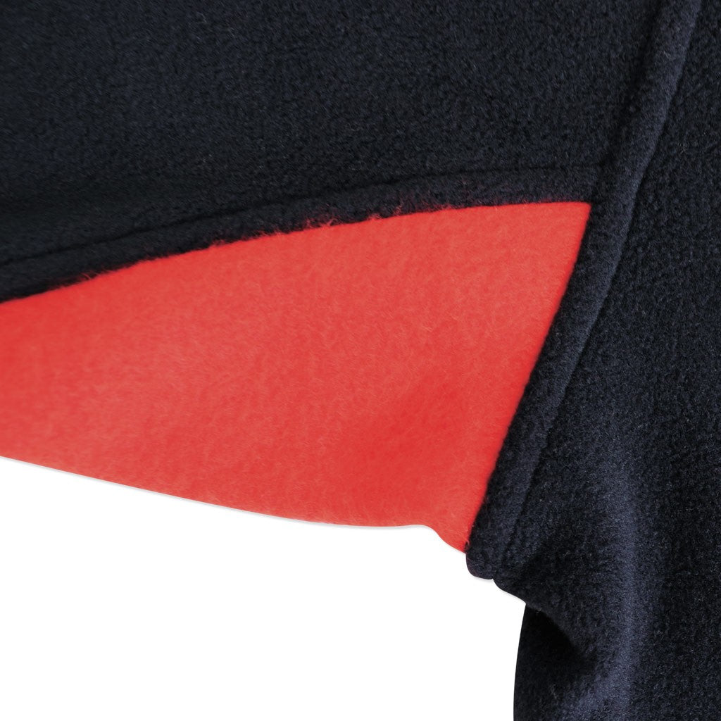 Moletom Canguru Chocolate Skateboards Zip - Marinho / Vermelho