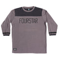 Camiseta manga 3/4 Fourstar Clothing League Football - Gunmetal Heather
