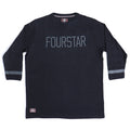 Camiseta manga 3/4 Fourstar Clothing League Football - Black