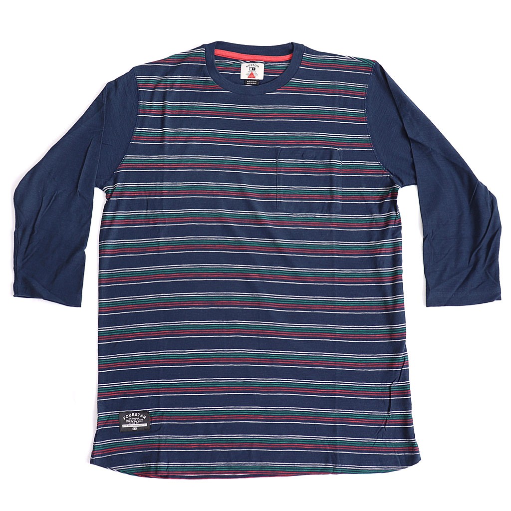 Camiseta manga 3/4 Fourstar Clothing Koston Baseball Slub - Navy