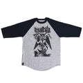 Camiseta manga 3/4 Fourstar Clothing TOXIC 3-4 Jersey Heather - Grey / Navy