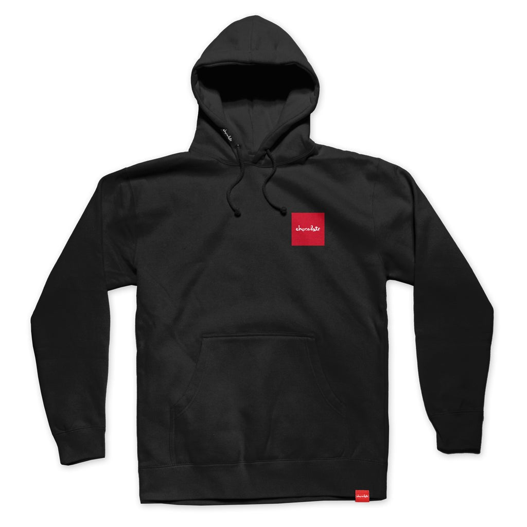 Moletom Canguru Chocolate Skateboards OG Square Pullover - Preto