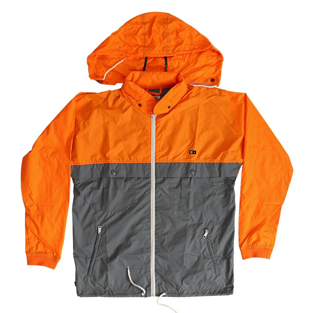 Jaqueta Capuz Fourstar Clothing Ishod Tour Jacket - laranja / Cinza