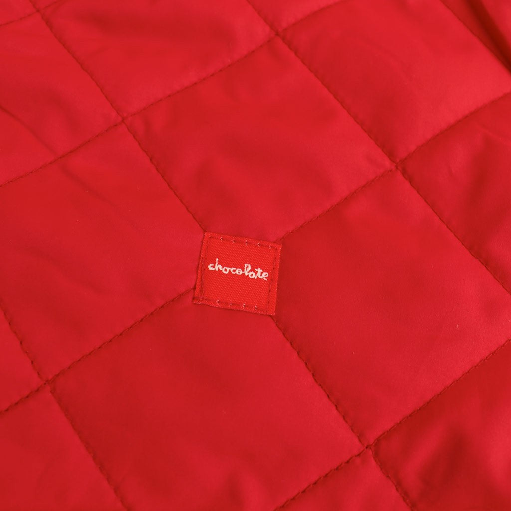 Jaqueta Capuz Chocolate Skateboards Quikpak - Vermelho