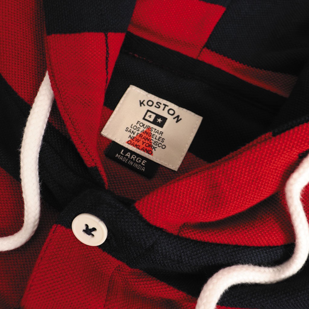 Canguru Fourstar Clothing Koston Hood - Marinho / Vermelho