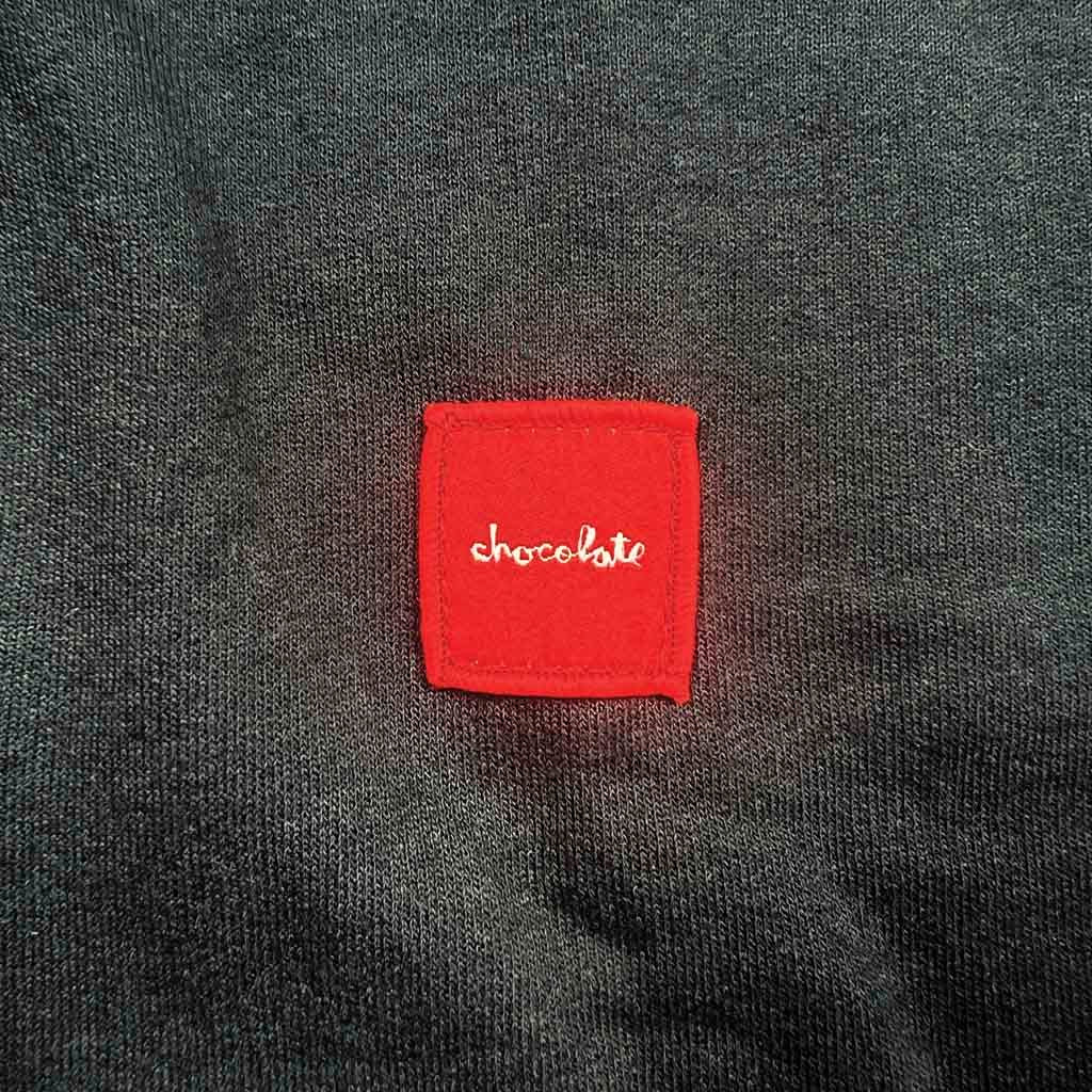 Moletom Chocolate Skateboards OG Square 1-4 Zip - Preto