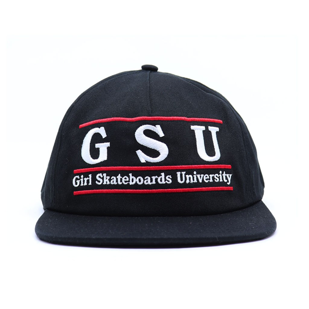 Boné Girl Skateboards GSU Snapback - Preto