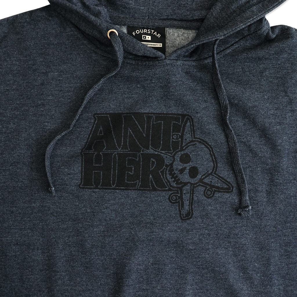 Moletom Canguru Fourstar Clothing Fourstar x Antihero - Azul Mescha
