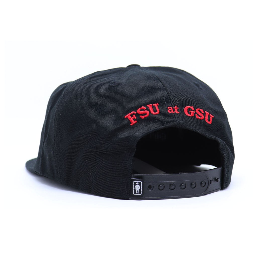 Boné Girl Skateboards GSU Snapback - Preto