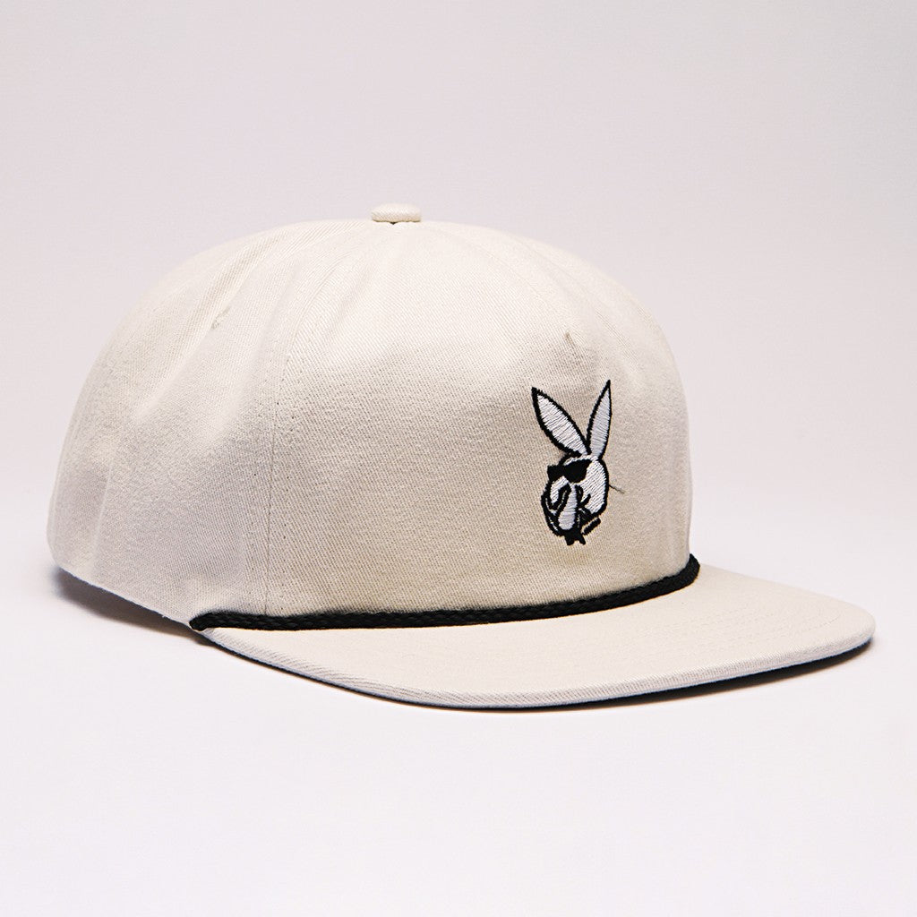 Boné Chocolate Skateboards Joe 5 Panel Snapback - Branco