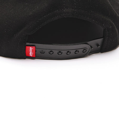 Boné Chocolate Skateboards Joe 5 Panel Snapback - Preto