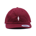 Boné Girl Skateboards Og Micro Strapback Bordô - Bordô