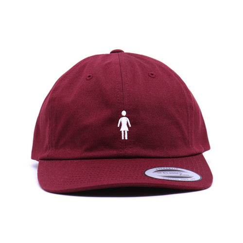 Boné Girl Skateboards Og Micro Strapback Bordô - Bordô