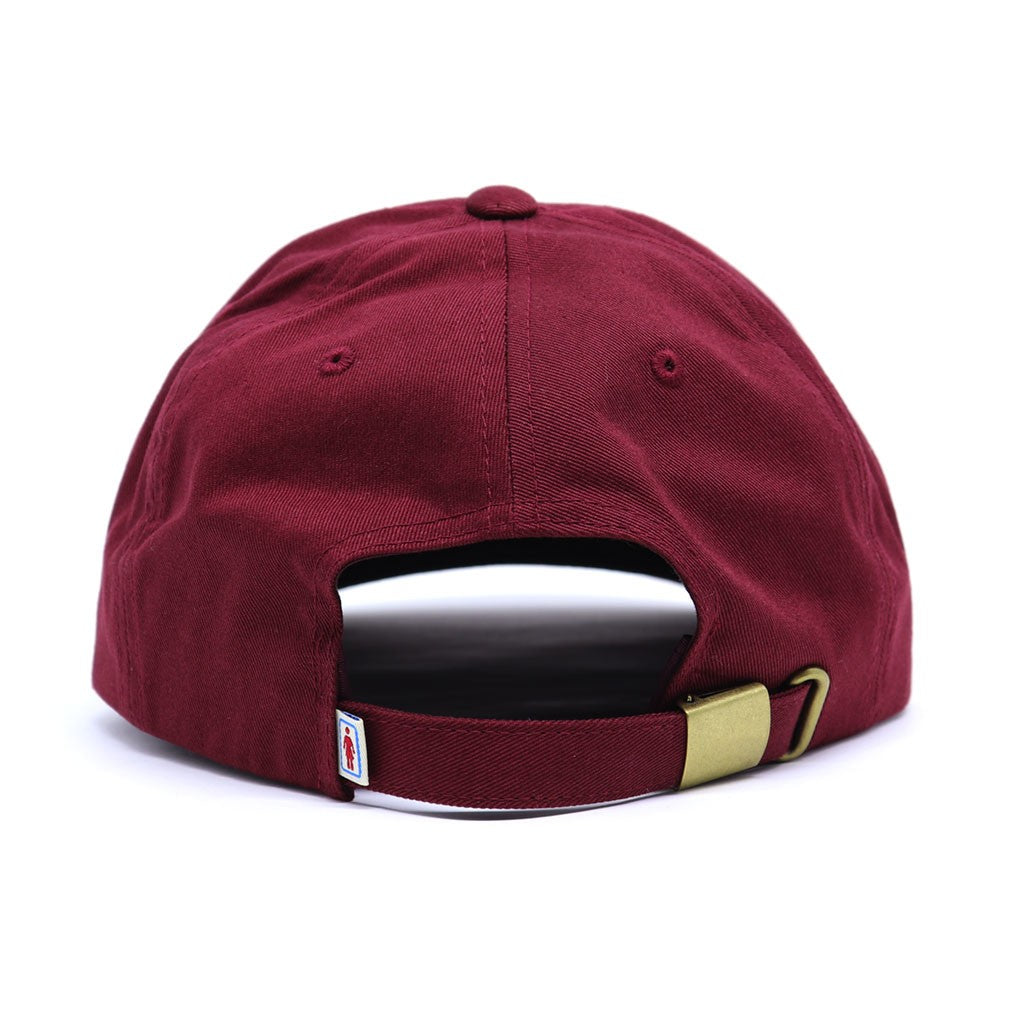 Boné Girl Skateboards Og Micro Strapback Bordô - Bordô