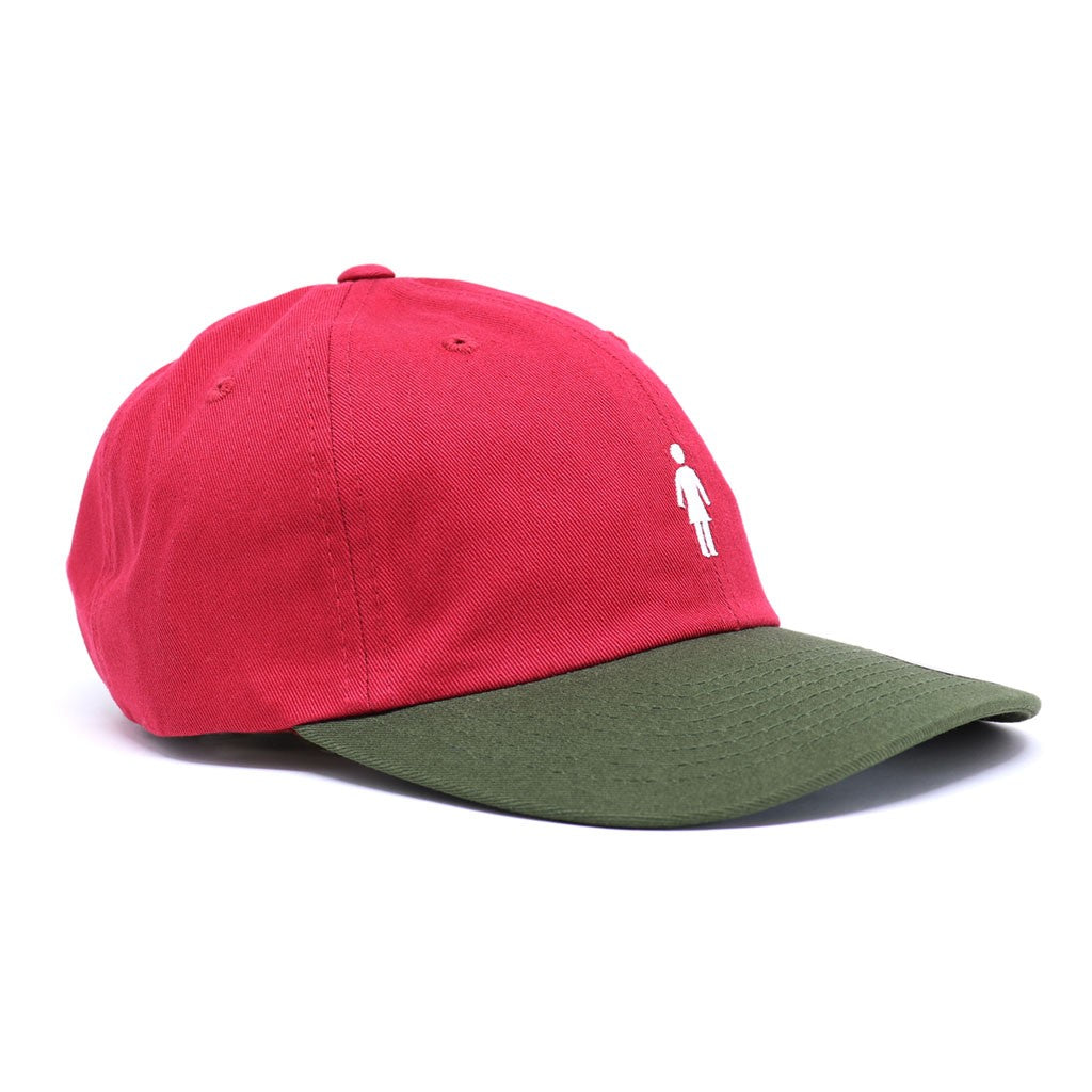 Boné Girl Skateboards Og Micro Strapback - Vermelho / Verde