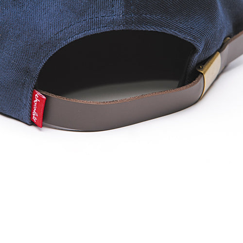 Boné Chocolate Skateboards Chunk 6 Panel Strapback - Marinho / Verde