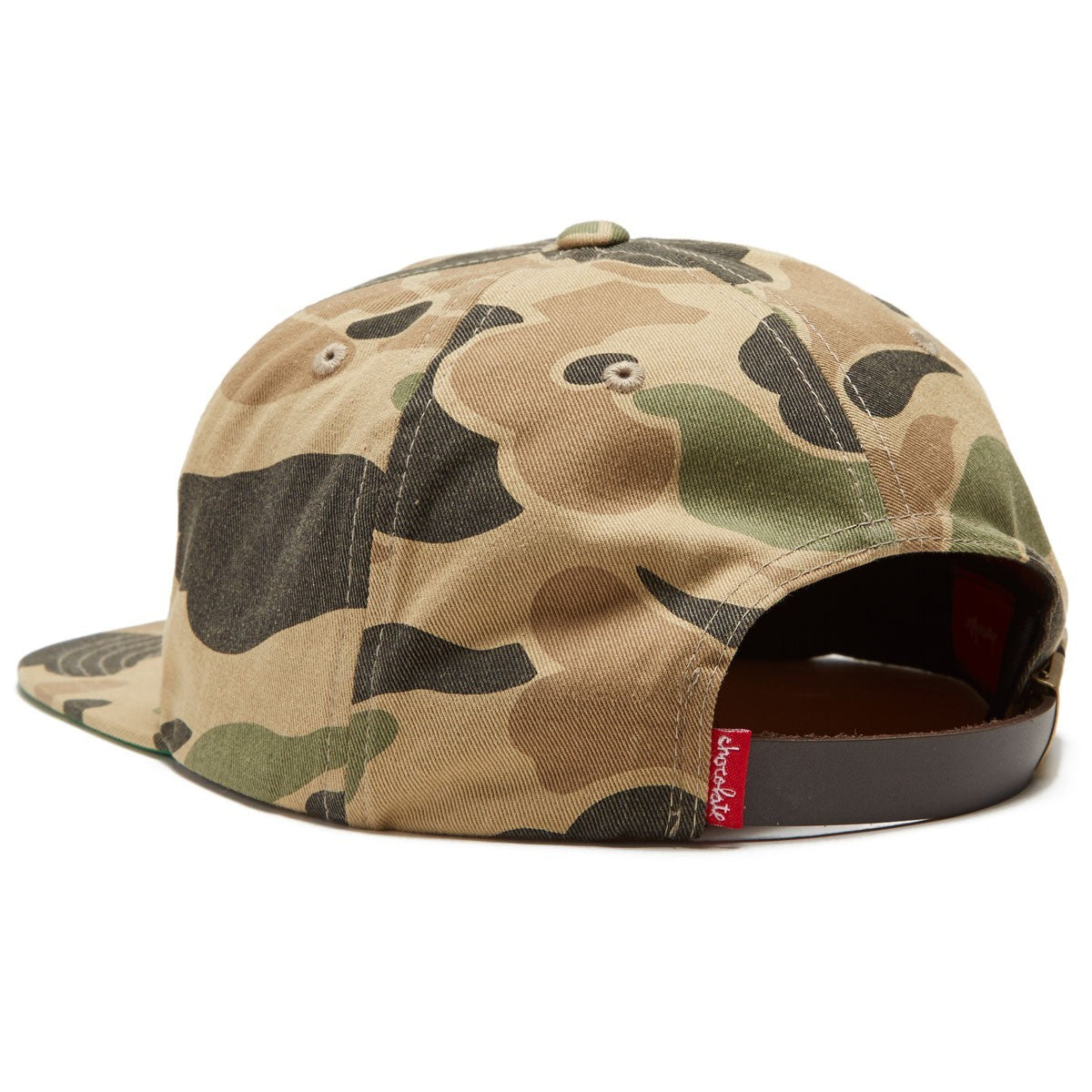 Boné Chocolate Skateboards Chunk 6 Panel Strapback - Camuflado