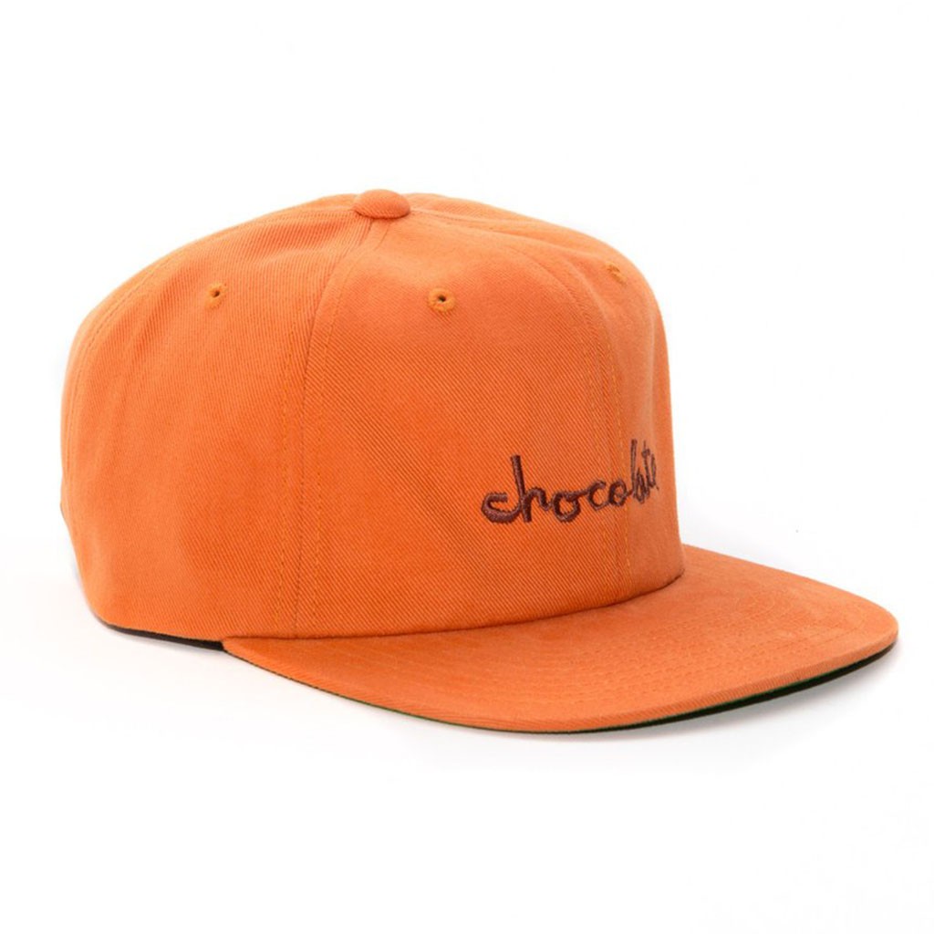 Boné Chocolate Skateboards Chunk 6 Panel Strapback - Laranja