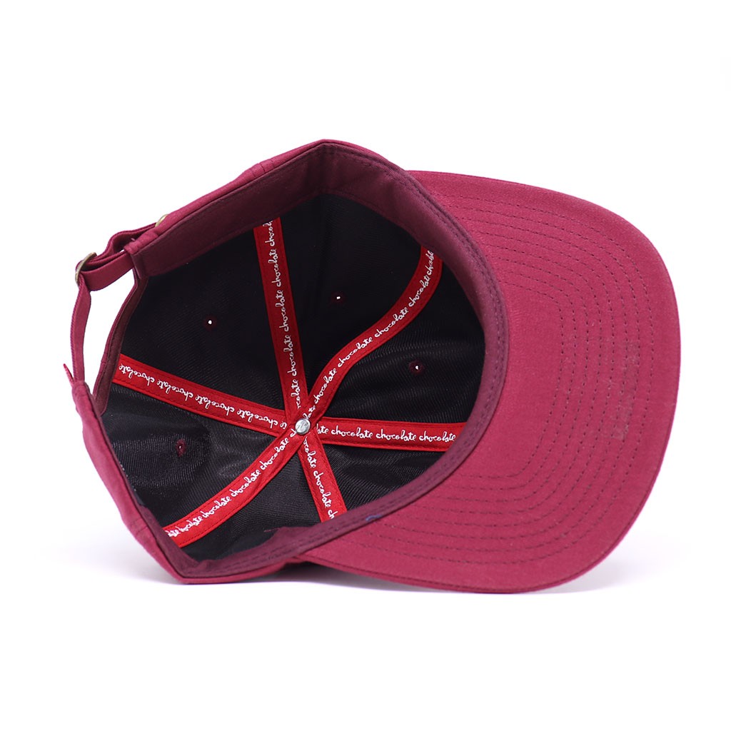 Boné Chocolate Skateboards Emoji Strapback - Bordô