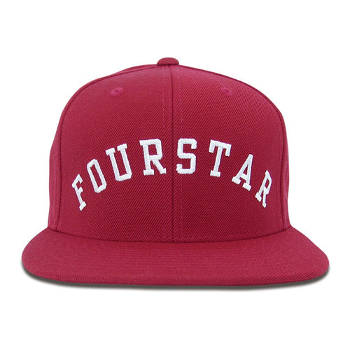 Boné Fourstar Clothing Athletic Snapback - Vermelho
