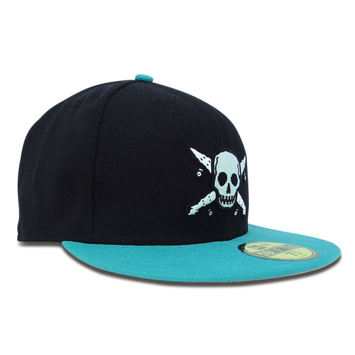 Boné Fourstar Clothing Pirate New Era 7 3/8 - 58.7cm - Preto / Verde