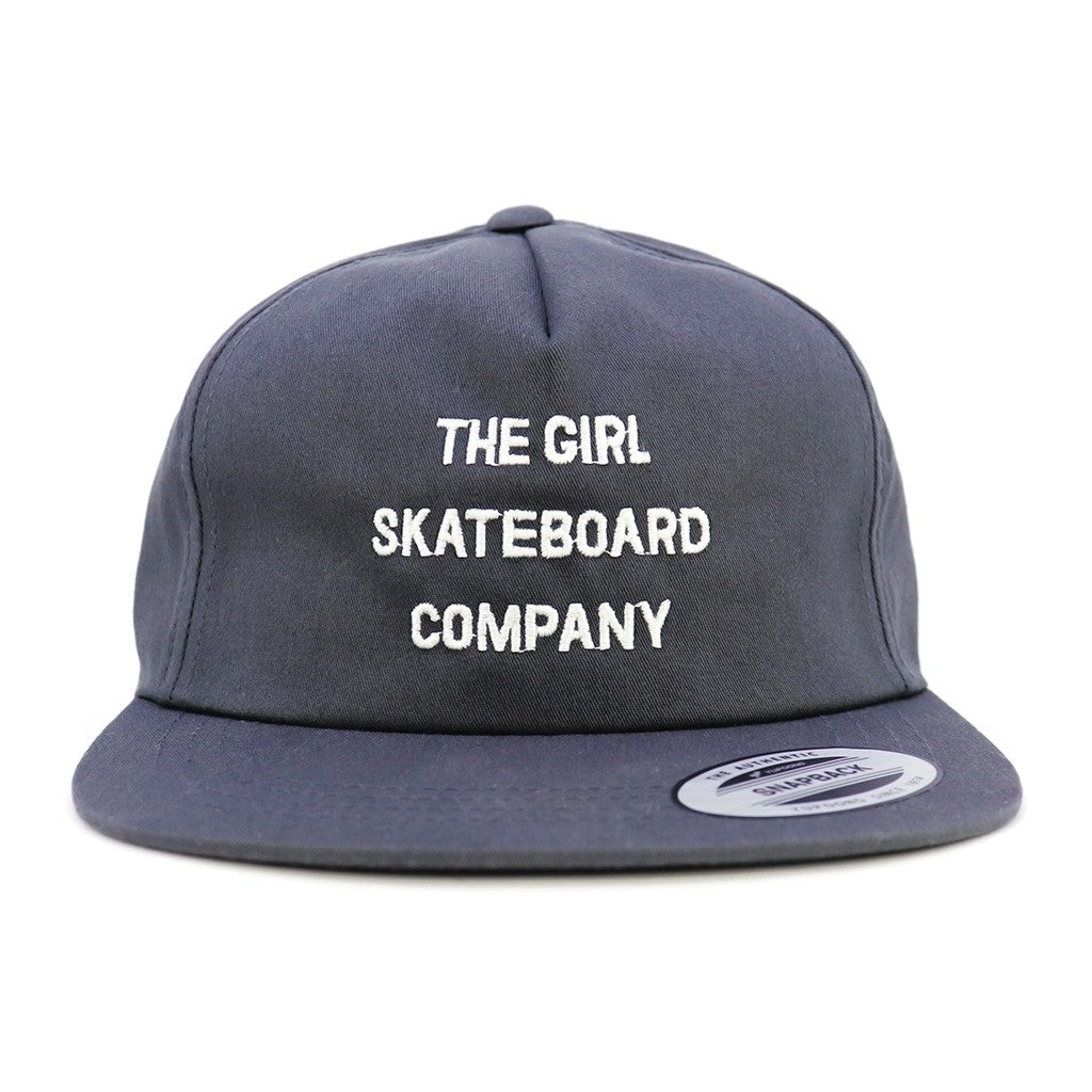 Boné Girl Skateboards Sans - Chumbo / Branco