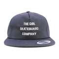 Boné Girl Skateboards Sans - Chumbo / Branco