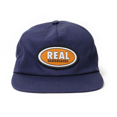 Boné Real Skateboards Adj Oval Snap - Marinho