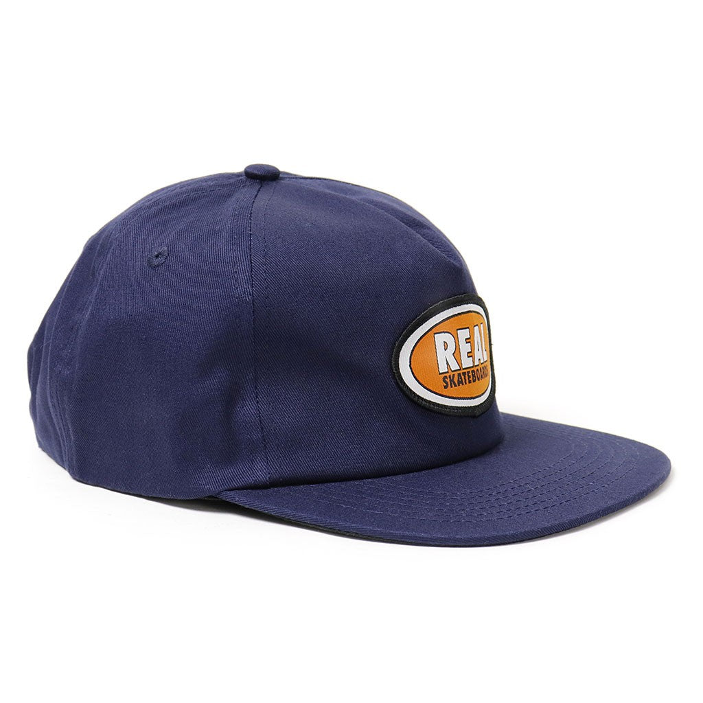 Boné Real Skateboards Adj Oval Snap - Marinho