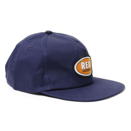 Boné Real Skateboards Adj Oval Snap - Marinho
