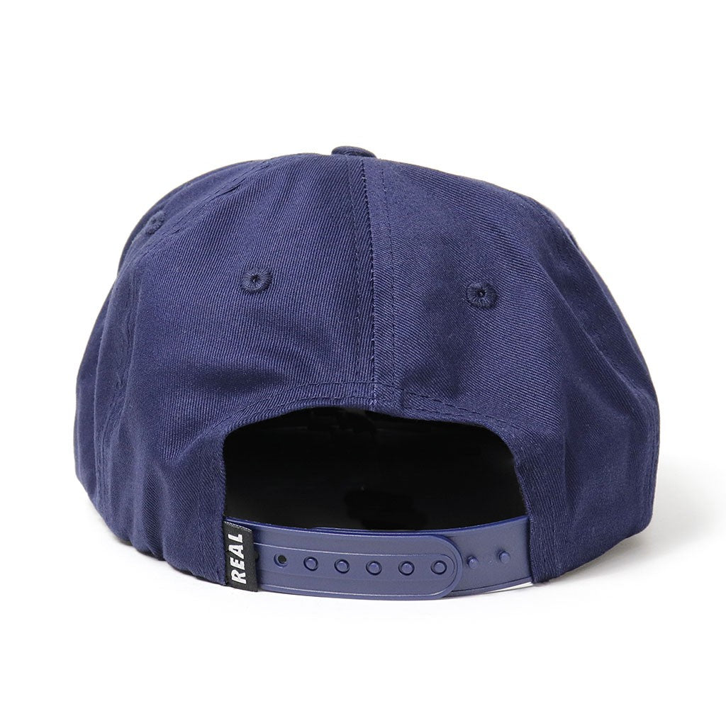 Boné Real Skateboards Adj Oval Snap - Marinho