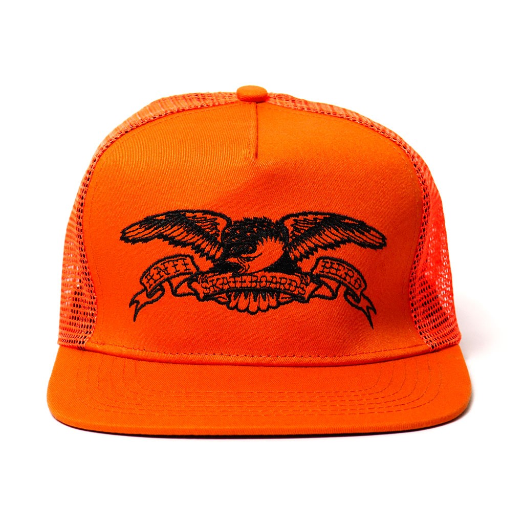 Boné Anti Hero Skateboards Basic Eagle - Laranja / Preto
