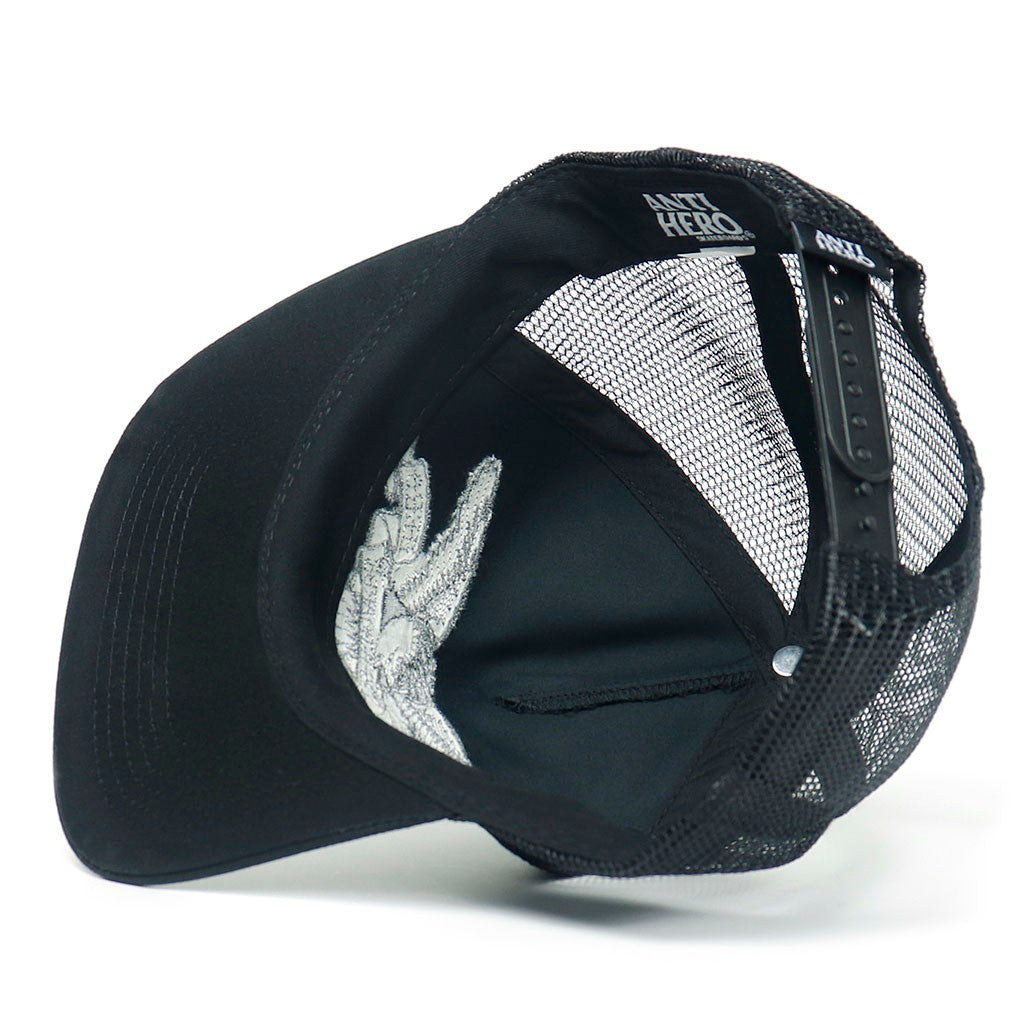 Boné Anti Hero Skateboards Basic Eagle - Preto / Cinza