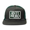 Boné Anti Hero Skateboards Reserve Patch - Chumbo / Branco / Verde