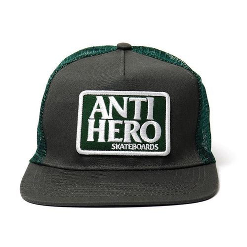 Boné Anti Hero Skateboards Reserve Patch - Chumbo / Branco / Verde